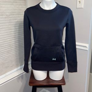 Under Armour Ladies Semi Fitted MTN black sweatshirt size small